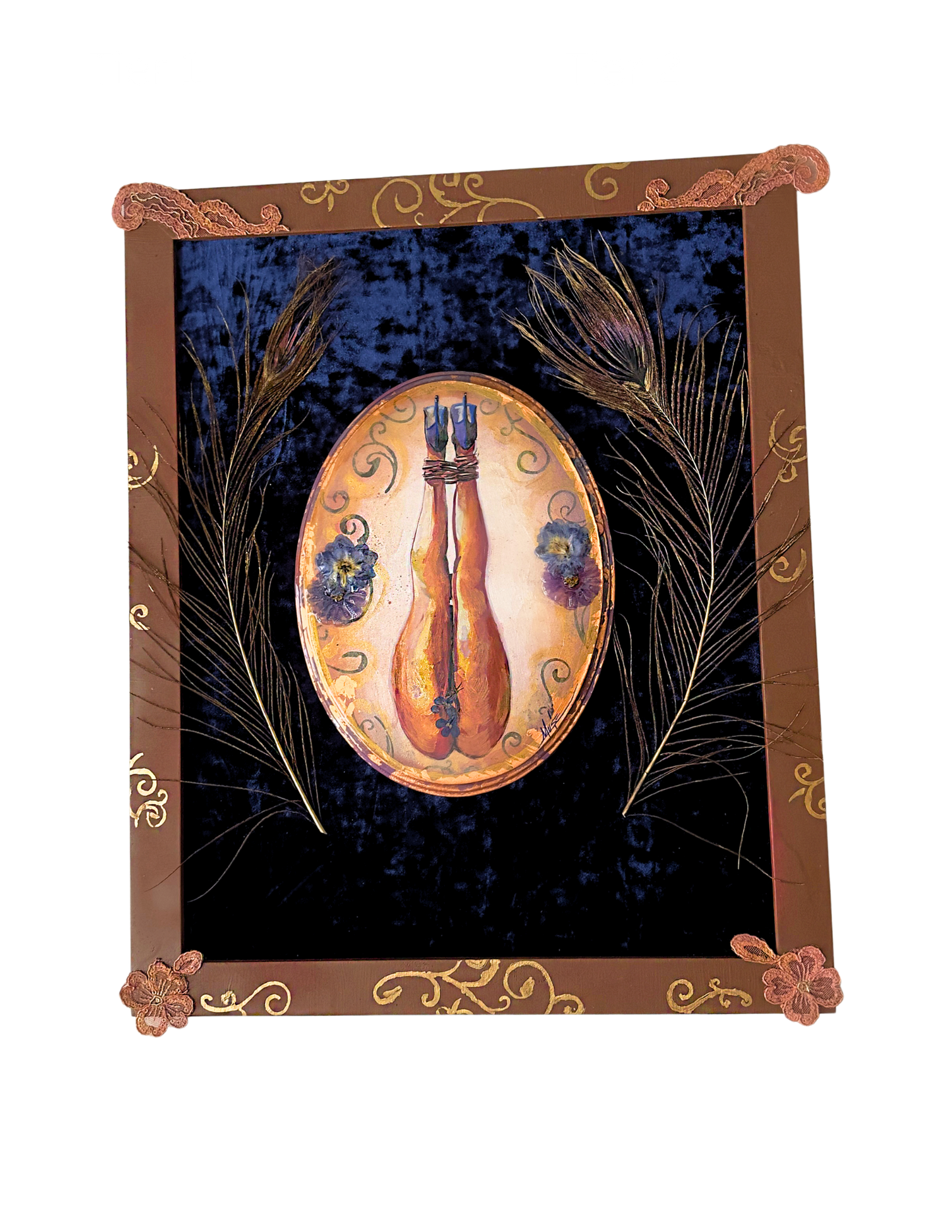 "Blu Pump" Heirloom Relic Sculpture
