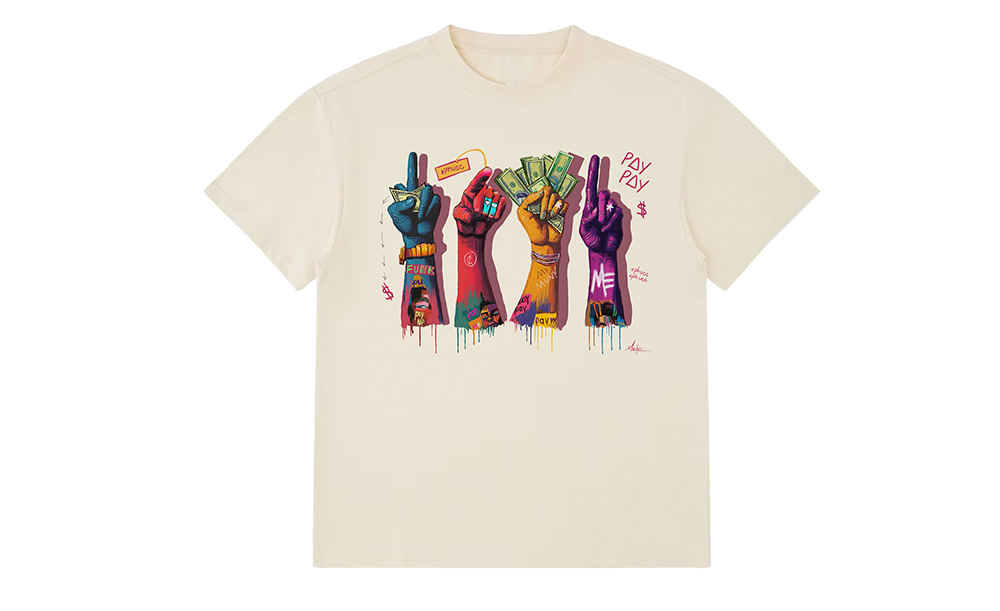 New C.R.E.A.M. F*k U Pay Me Oversized Box Tee