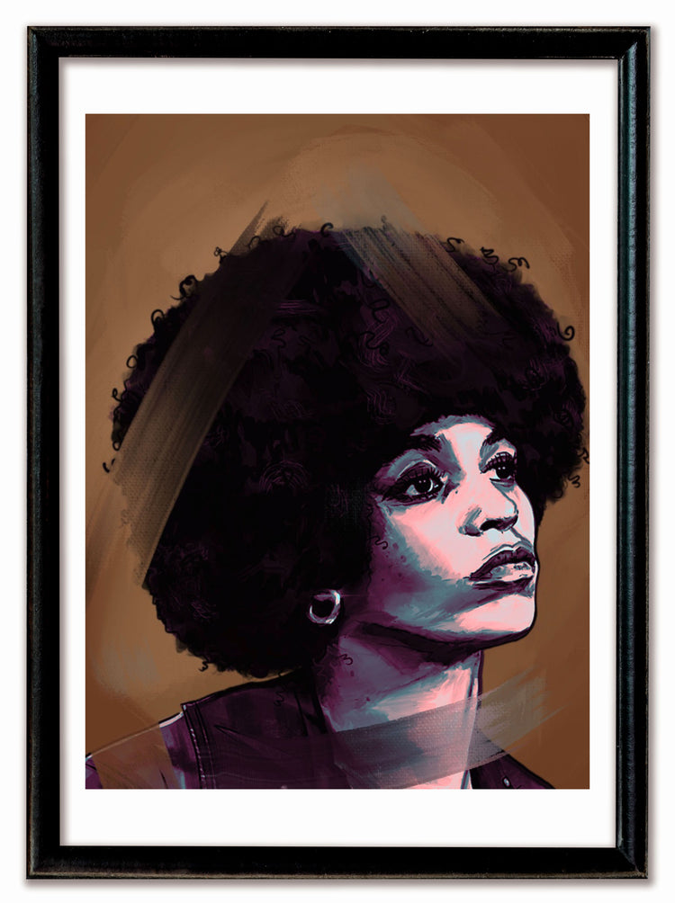 Legends Reimagined: Angela Davis Prints