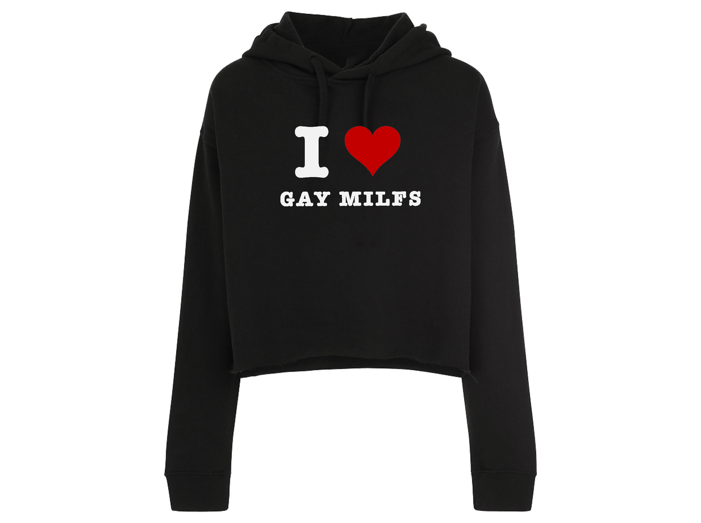 "Gay Milfs" Cropped Hoodie