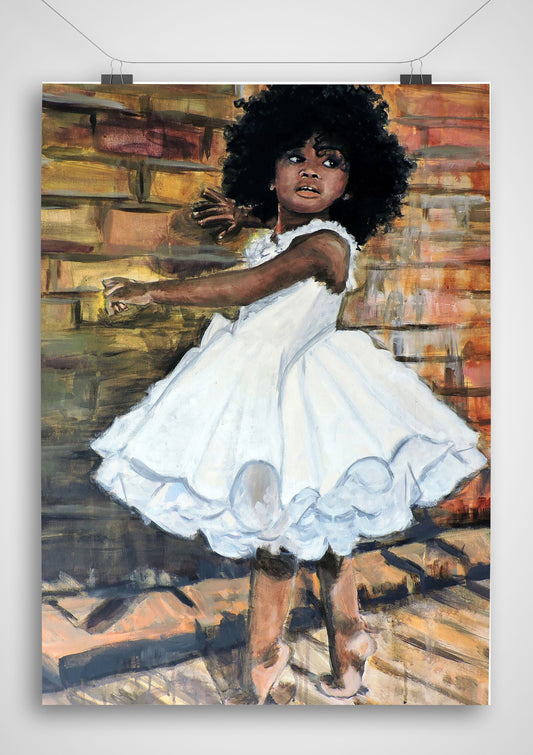 "Natural Ballerina" Poster Print