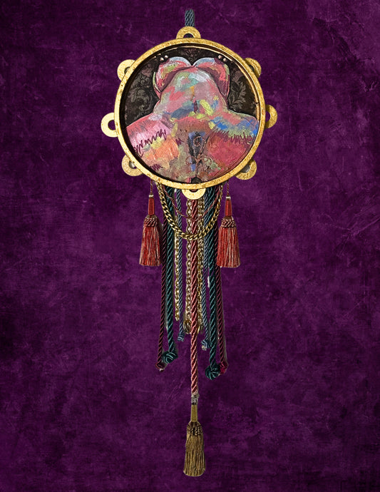 "The Body Is The Altar" Tambourine Heirloom Relic